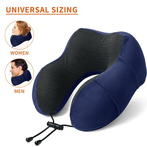 Somlaw Oreiller De Voyage Oreiller Cervical En Mousse A Memoire De Forme Coussin De Support Cervical Essentiel Pour Voyager Sac De Transport Inclus Bouchons Doreille Et Masque De Sommeil