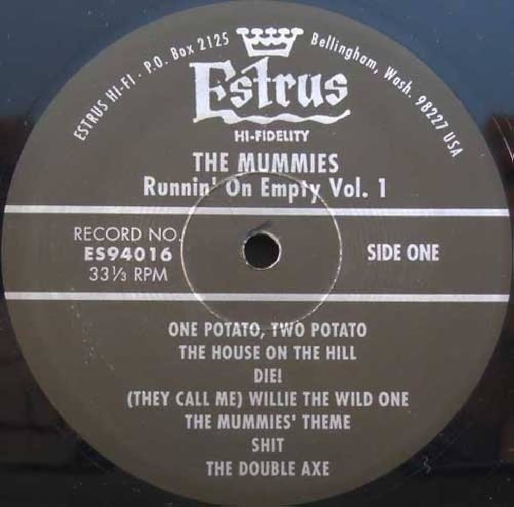 The Mummies / Runnin' On Empty〜 レコード The Mummies – Runnin' On Empty Volume One – Vinyl (LP, Album