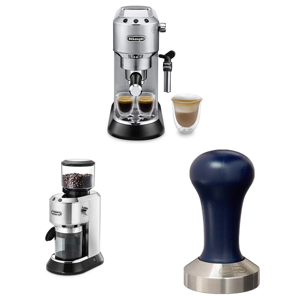 De'Longhi KG520, machine à espresso, acier inoxydable, moulin intégré