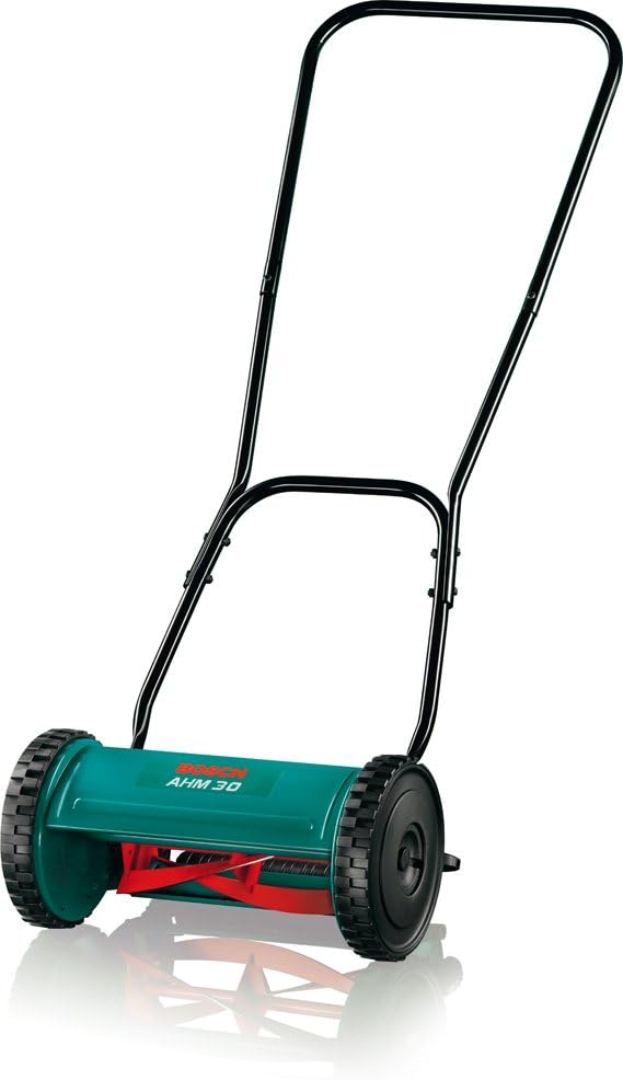 VERTO Handmäher 30cm - Leichter Rasenmäher Mit 16l Korb, Höhe 12-45mm