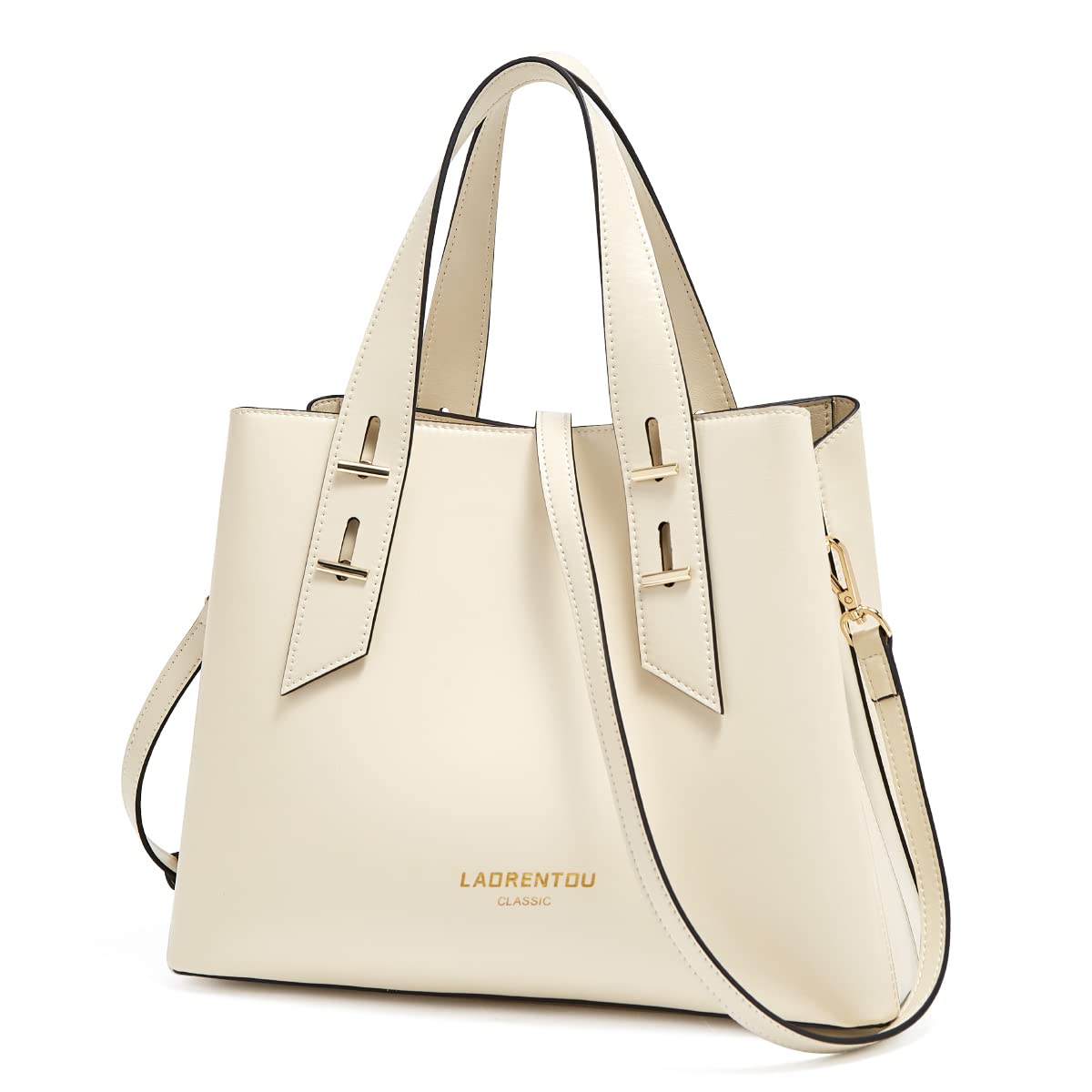 LAORENTOU Women Crossbody Handbags Cow Leather Satchel Handbags for Women Top-handle Shoulder Tote Purses