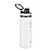 Takeya Originals 18 oz Vacuum Insulated Stainless Steel Water Bottle with Spout Lid, White
