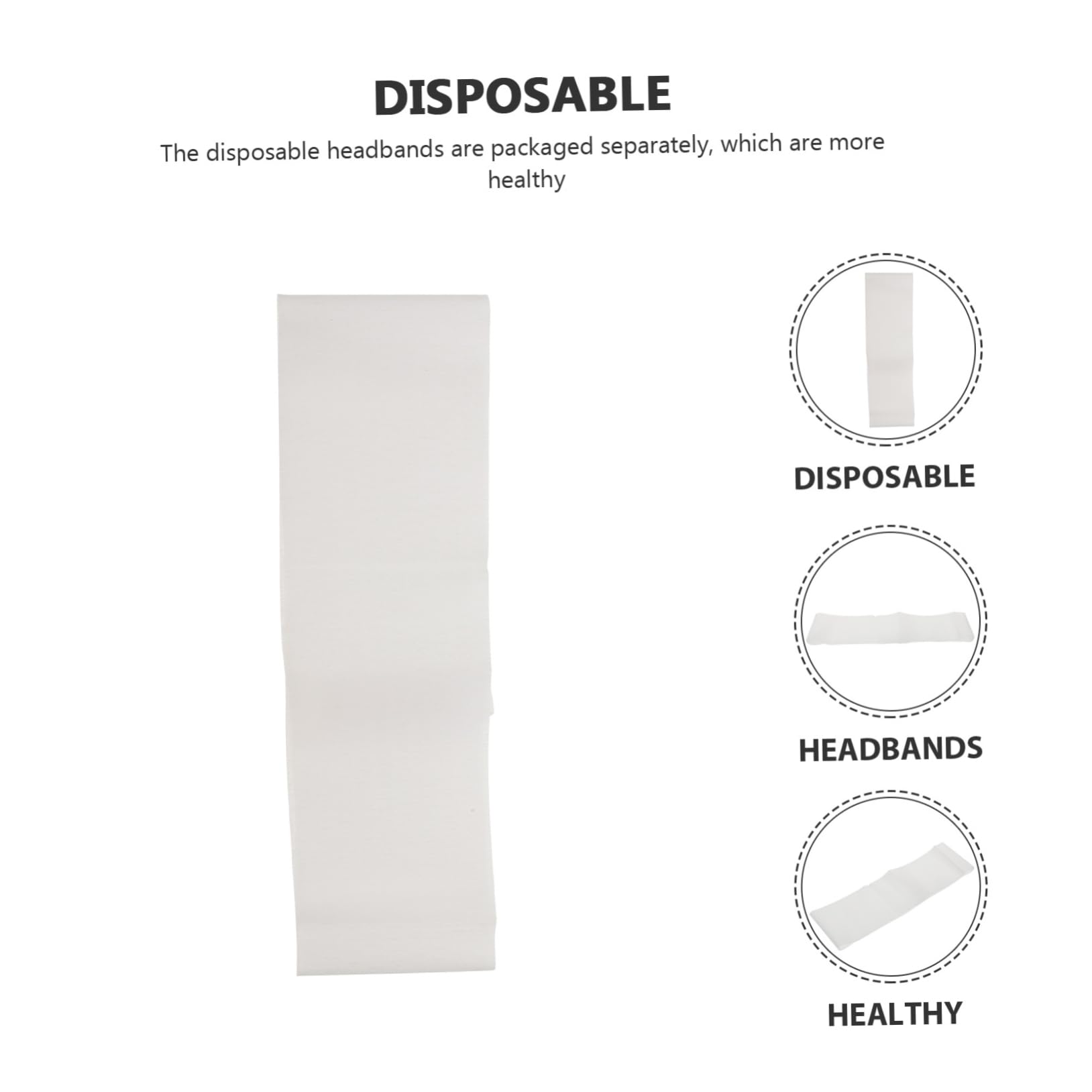 Diademas Desechables No Tejidas, 100 Unidades para Cuidado Facial