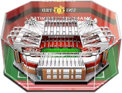 Acrylic Display Case for Lego Creator Expert Old Trafford - Manchester United 10272 Model - Dustproof Anti-UV Storage Box (A)