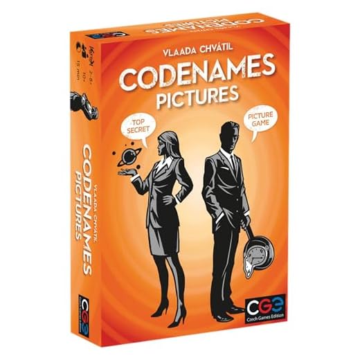 Mattel CJN60 Spiele - Scrabble Flip Brettspiel 6 Czech Games Edition CGE00036 Nein Codenames: Pictures, Spiel, 1 Stück