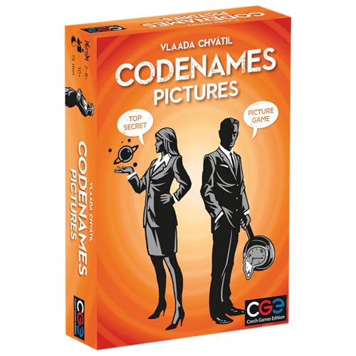 Codenames: Pictures | CGE Board Game | Family-Friendly Spy Word Association Game
