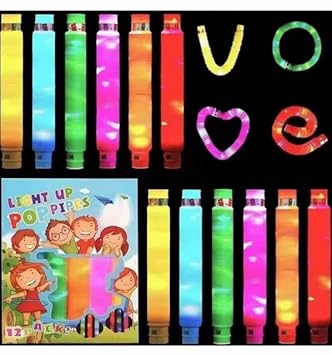 Sawkirp Darshraj Led Light Pop Tube for Stress Anxiety Relief Toy Pack of 1 Piece