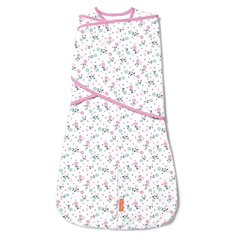 Ingenuity by SwaddleMe Arms Free Convertible Swaddle, Size Large, for Ages 3-6 Months, 14-18 Pounds, Up to 30 Inches Long, 1-Pack Baby Swaddle Wrap - Freshly Picked