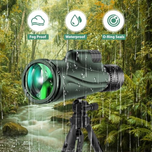 image for KTBDING Monocular Telescope 80 x 100 High Powered Monoculars for Adult