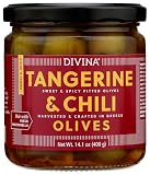 Divina, Tangerine & Chili Marinated Olives, 14.1 Ounce