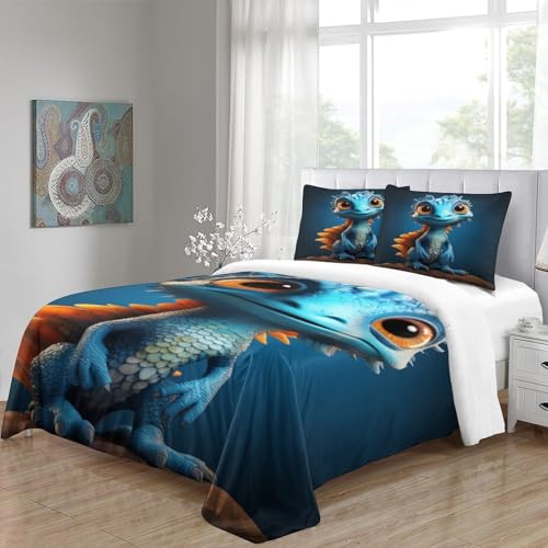 Housse de couette dinosaure 3D pour des nuits confortables