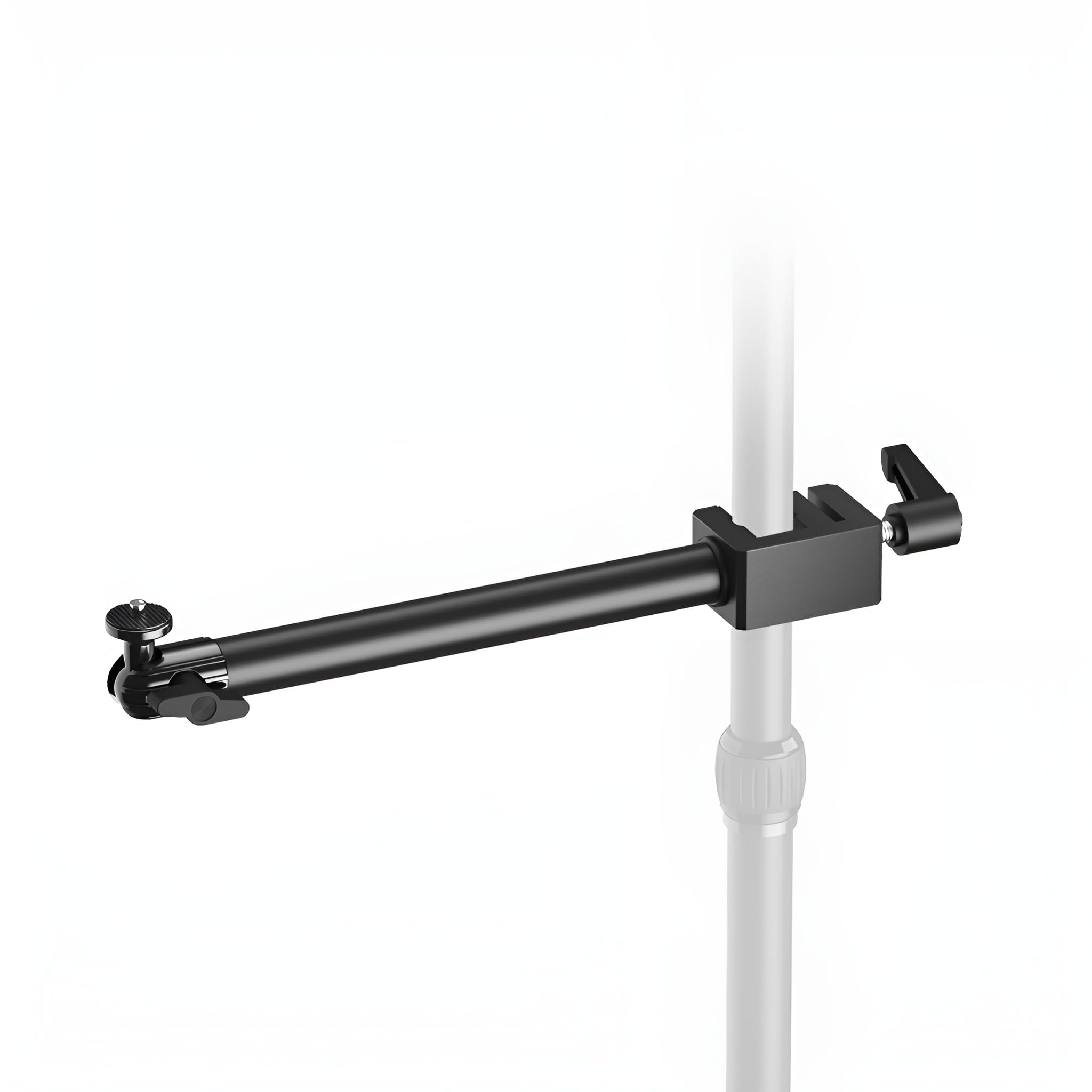 Solid Arm, Holding Arm with Padded Clamp for easy Mounting and Adjusting of Lights, Cameras, and Microphones, for Streaming, Videoconferencing, and Studios