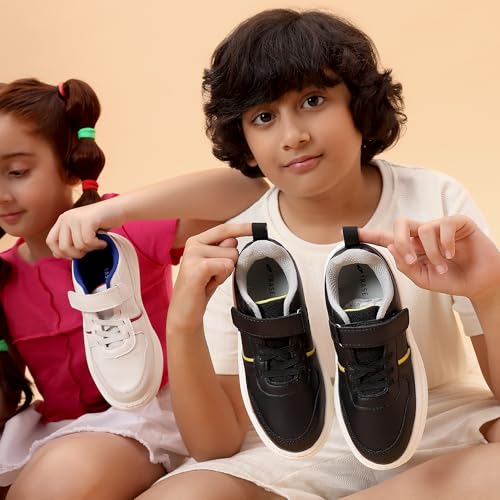 Image of TRASE Kids Sneakers for Boys & Girls | Lace-Up Closure | Stylish, Lightweight & Comfortable Unisex Shoes for Outdoor, Casual