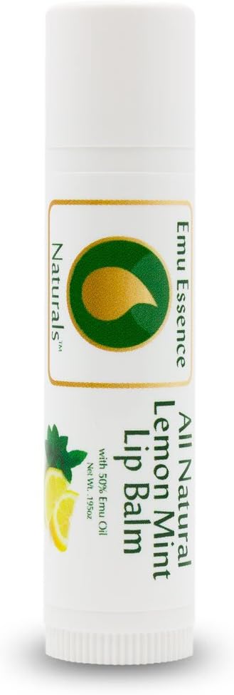 Emu EssenceNatural Lemon Mint Lip Balm with Emu Oil