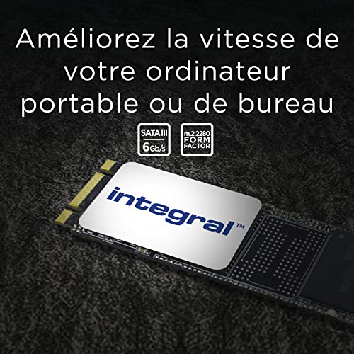 Image of Integral 1TB M.2 SATA III 2280 Internal SSD, up to 520MB /s Read 450MB /s Write