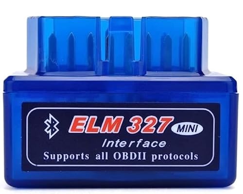 Mini ELM327 Interface Bluetooth 2.0 de Testeo Vehículos OBD2 - Diagnósticos Bluetooth, conexión Directa Smartphone, Uso fácil, Soporte protocolos OBD