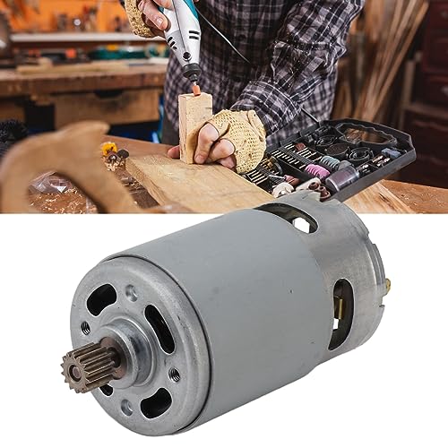 RS550 DC Motor 8.2mm 14 Teeth Gear Micro Motor - Image 4