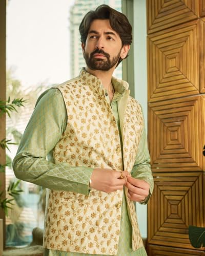 Image of SOJANYA (Since 1958, Men's Silk Fancy Border Dhoti