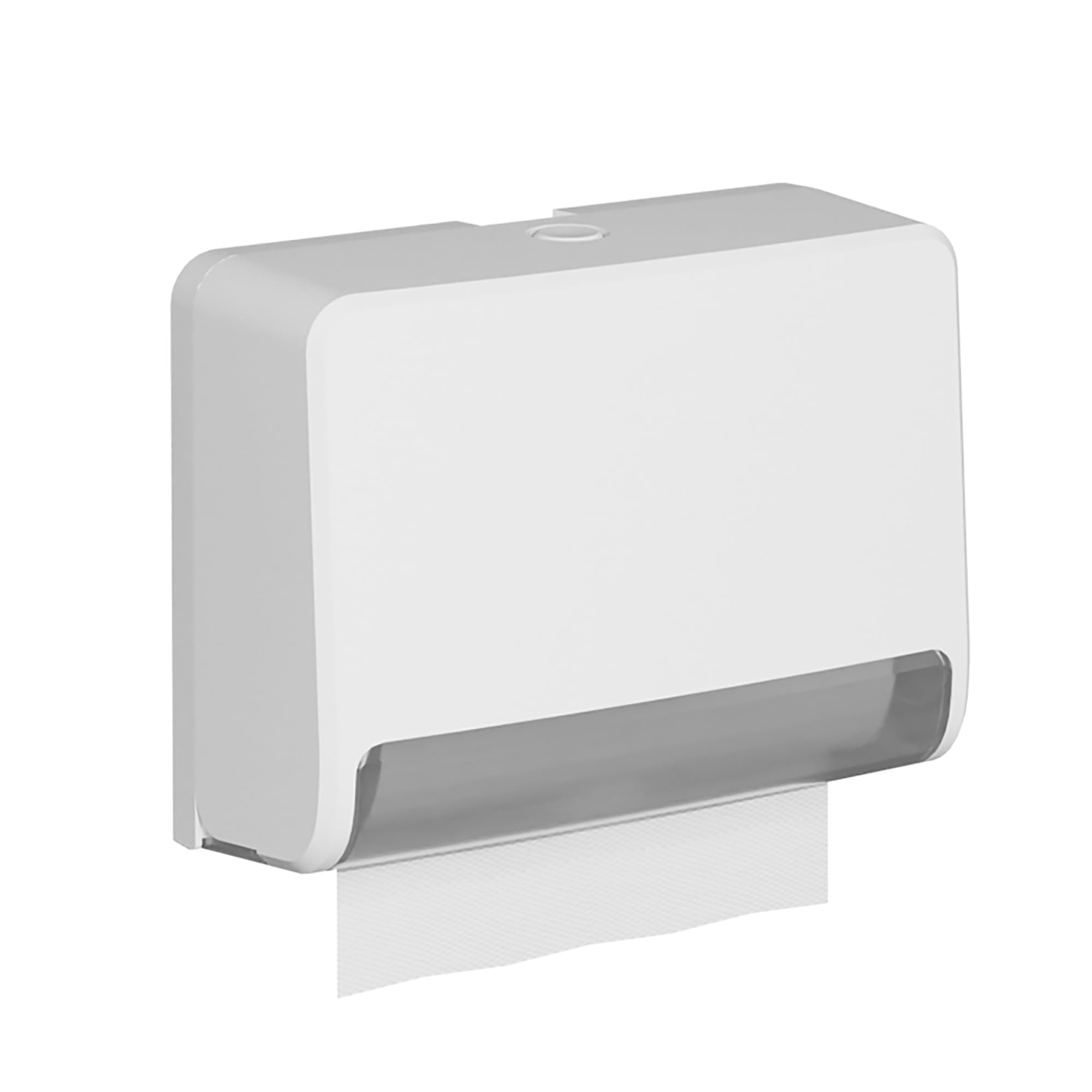NICEME Distributeur de Serviettes en Papier, Support Mural Commercial, Adapté aux Maisons, Bureaux, Hôtels et Installations Commerciales, Blanc