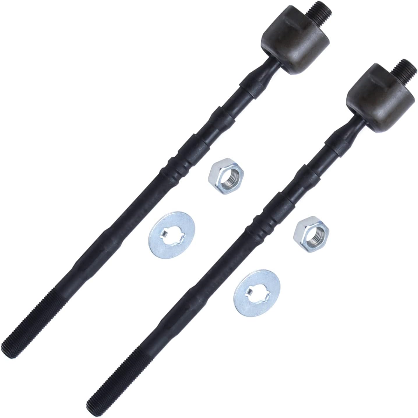 Detroit Axle - Front 6pc Tie Rods for 02-04 Subaru Impreza, 4 Tie Rods 2 Boots & Bellows 2002 2003 2004 Replacement