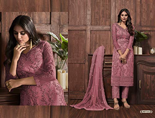 Image of Delisa Indian Pakistani traditional Eid Party Plus Size ready to wear salwar kameez suit Dress for women with dupatta-2088