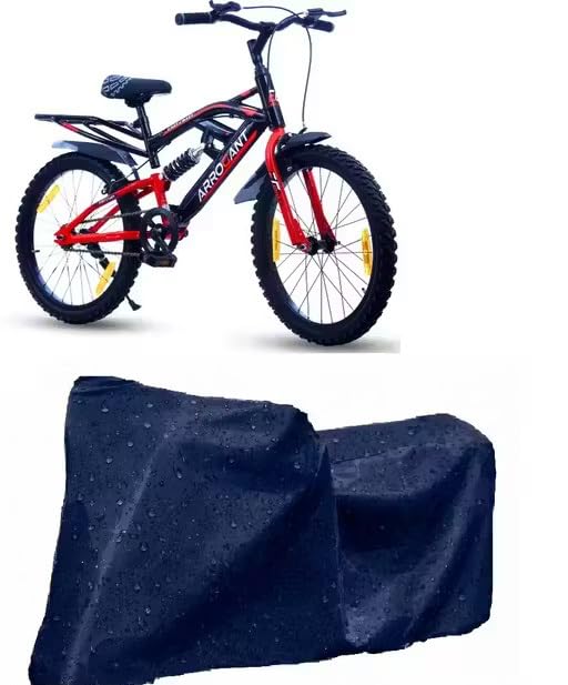 Image of Waterproof Blue Bicycle Cover - Dustproof, UV Resistant Cycle Cover Blue
