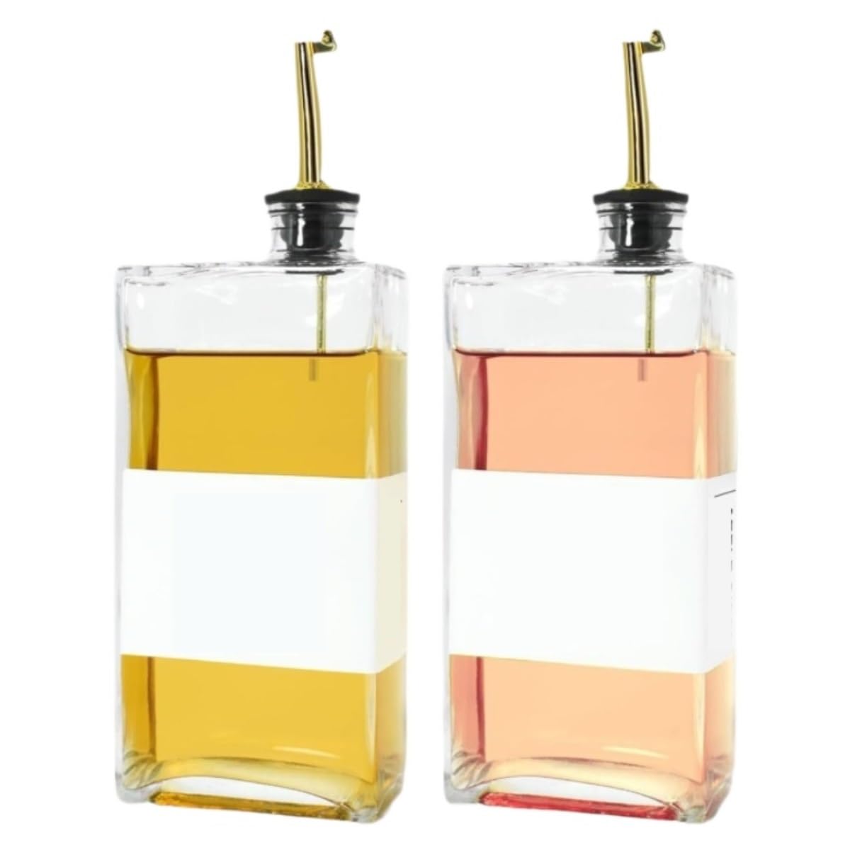 GFJHdfhE Cruet Set - Cooking Tools Kitchen Cooking Oil Dispenser Set Vinegar Bottle Olive Soy Sauce 2 Pack Housewares
