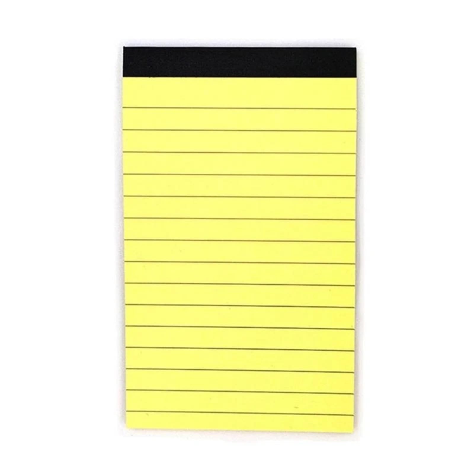 Blocchi legali colorati 6 pezzi piccolo blocco da scrittura mini taccuino tascabile 7,6 x 12,7 cm blocchi note per lavoro scuola ufficio istruzione liste di cose da fare