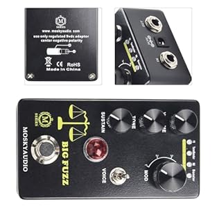 BIG MUZZ TONE: Delivers the thick distortion based on the iconic PI circuit for rich, singing for SUSTAIN that cuts through any mix VERSATILE FOUR-MODE KNOB: Switch instantly between Pi, Bender, M, and Booster settings to shape your sound from smooth...