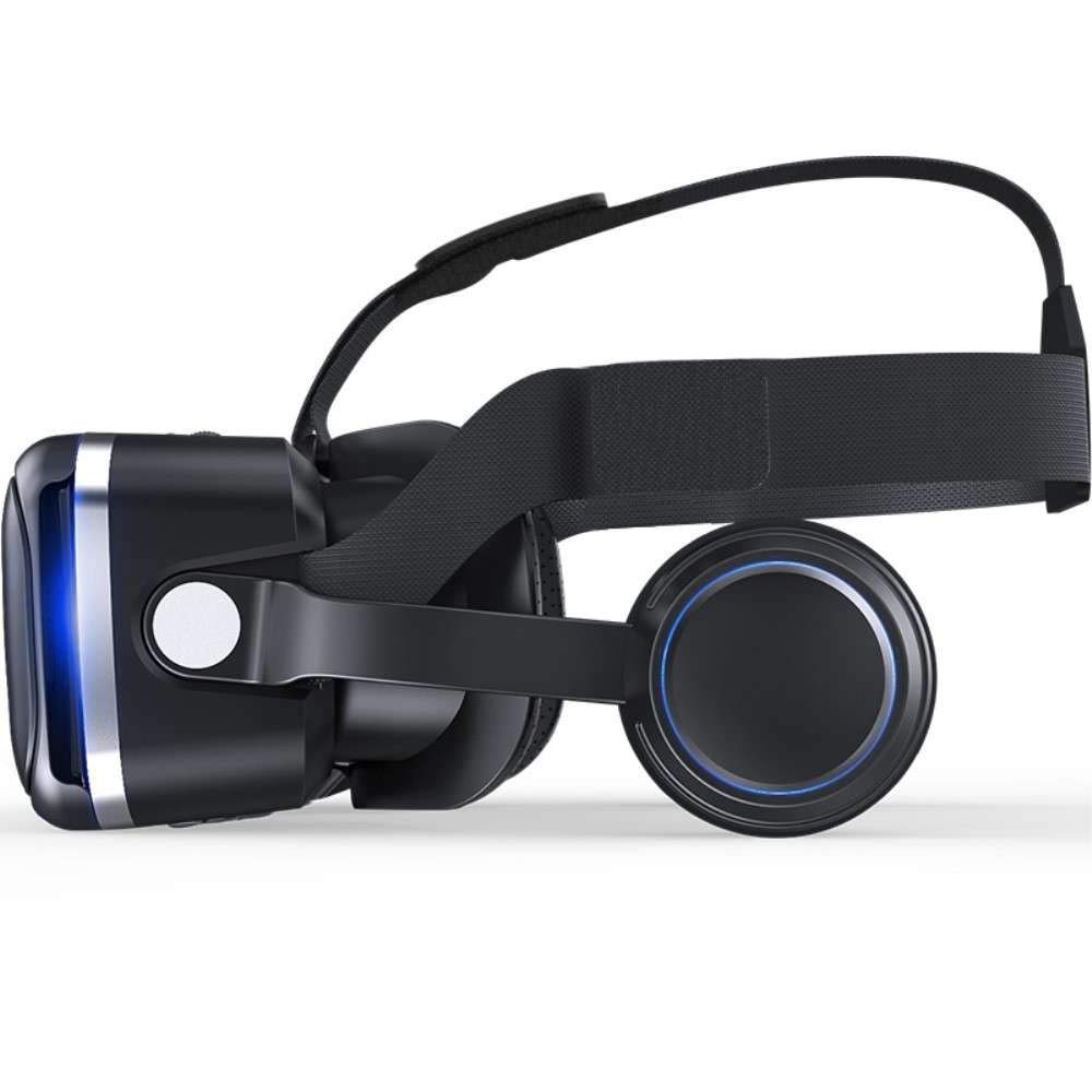 VR SHINECON 3D-VR-Headset für iPhone und Android-Handys – Virtual-Reality-Brillenset, kompatibel mit iPhone und Android mit 4,7–6,7 Zoll