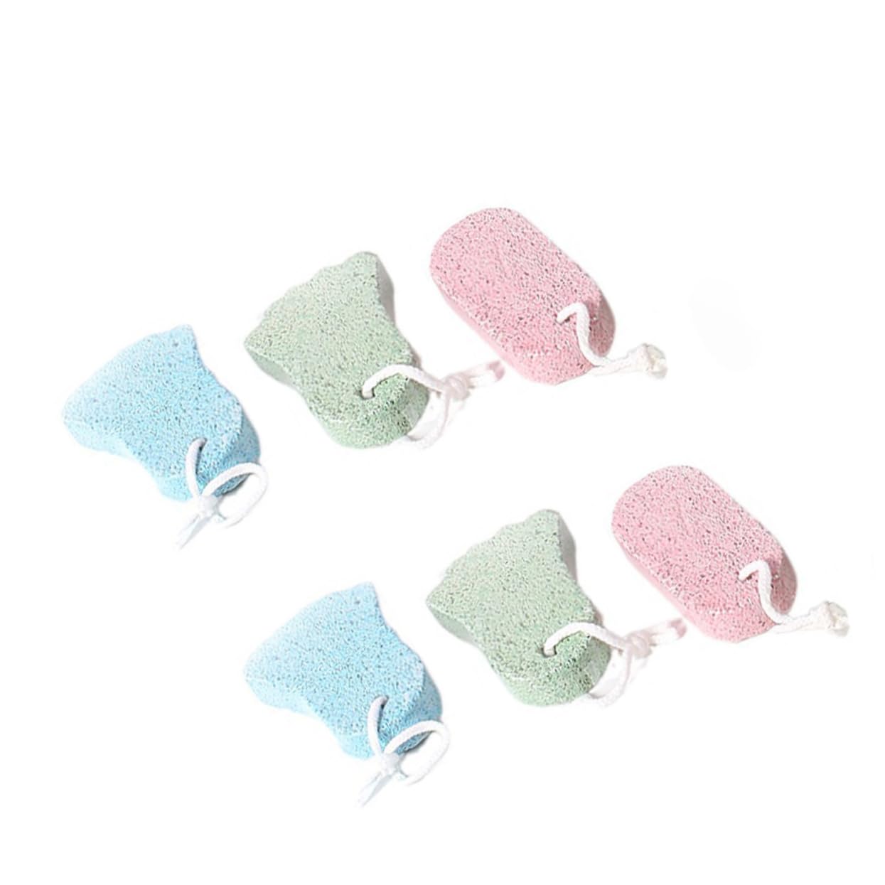 Healeved Ergonomic Foot File Set 6 Pcs Pumice Stone Remover for Feet Dead Skin Scrubber Pedicure Tools for Women Men