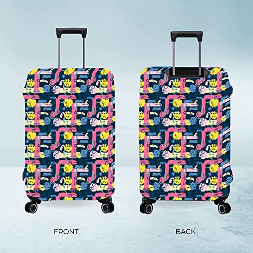 Image of Nasher Miles Polyester 55 (20 Inch) Small Protective Luggage Cover - Brush Design