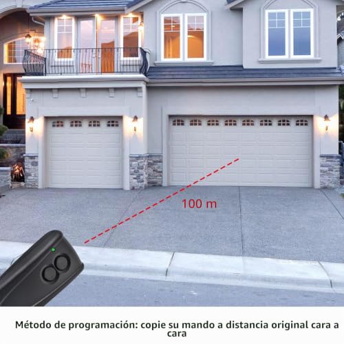 Mando de garaje Ecostar con emision estable de 433,92 MHz y doble boton para RSE2 y RSC2 4