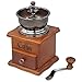 ReaLegend Wooden Manual Coffee Grinder Vintage Style Hand Coffee Mill Burr Coffee Grinder with Ceramic Hand Crank