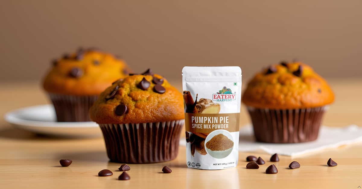 EATERY HARVEST by Saipro Pumpkin Pie Spice Powder 100 Gm, Diabetic friendly For Classic Pumpkin Pie latte, Apple Pie Spice | Cookies| Beverages| Lattes|Smoothies| Hot Chocolates All Natural, No added Sugar - Image 9 thumbnail