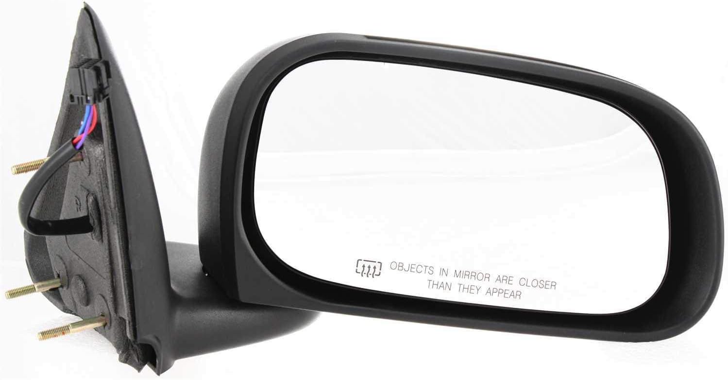 Kool Vue Driver & Passenger Side Power Heated Mirrors for Dodge Dakota 2005-2010 Textured