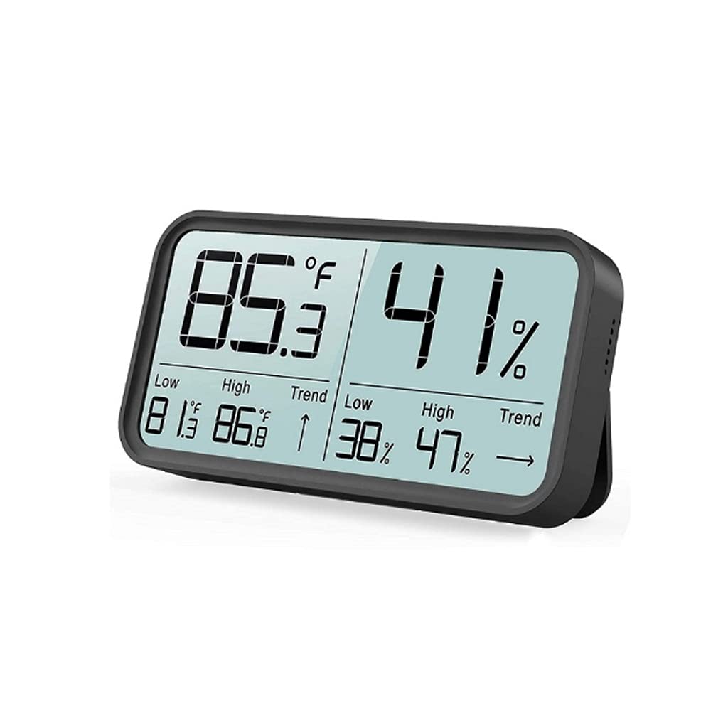 LCD Digital Temperature Humidity Meter Home Indoor Electronic Hygrometer Thermometer Sensor Gauge Weather Station(OneColor)