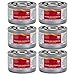 Chafing Dish Fuel Cans - Includes 6 Ethanol Gel Chafing Fuels, Burns for 2.5 Hours (6.43 OZ) for your Cooking, Food Warming, Buffet and Parties.