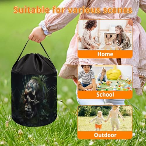 Grand sac à cordon pour briques de jeu lavable et résistant