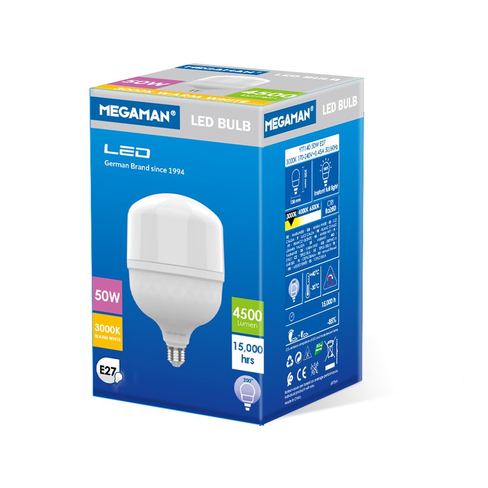 Megaman Led 50w 3000k E27