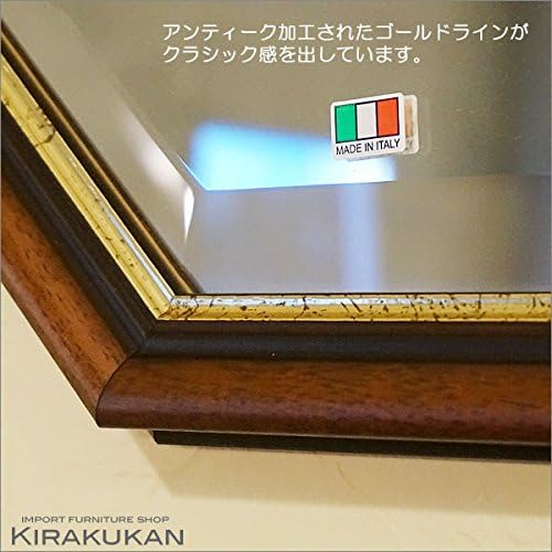 イタリアミラー 八角形 ゴールド ベルトッツィ アンティーク 808616