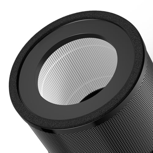 Image of 2 Pack TT-AP001 Replacement Filter, Compatible with TaoTronics TT-AP001 and VAVA VA-EE014, 3-in-1 HEPA and Activated Carbon Filter