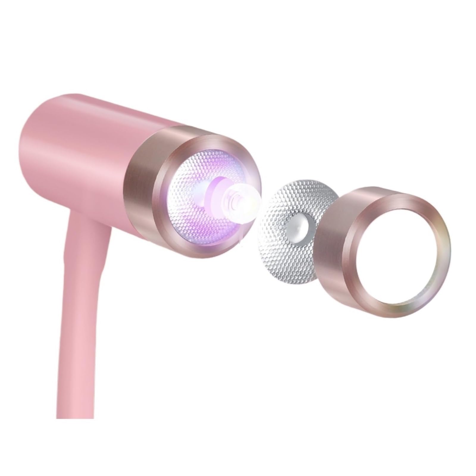 Lampa do utwardzania paznokci Lampa UV LED Do Paznokci, Akumulatorowa Z Gęsią Szyjką, Suszarka 4 Timerami I Automatycznym Czujnikiem(White)