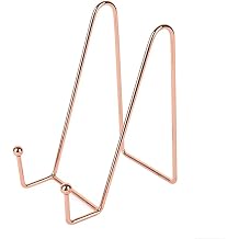 Magazine Holder Metal Wall Mounted Magazines Newspaper Storage Rack For Home Office Books Newspapers Files FolderB-rose gold L