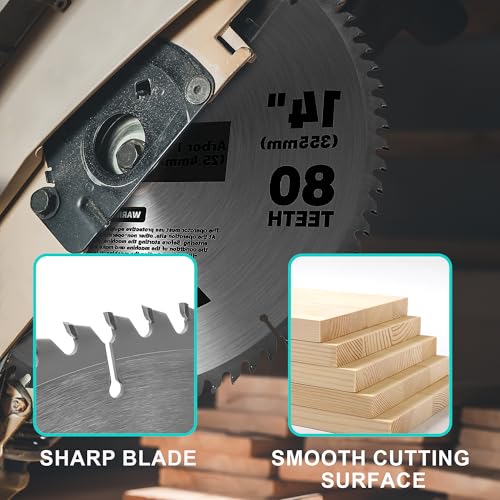 Freud D0740A Diablo 14-inch Steel Demon 72T Cermet II Carbide Ferrous Metal Saw Blade - Image 4