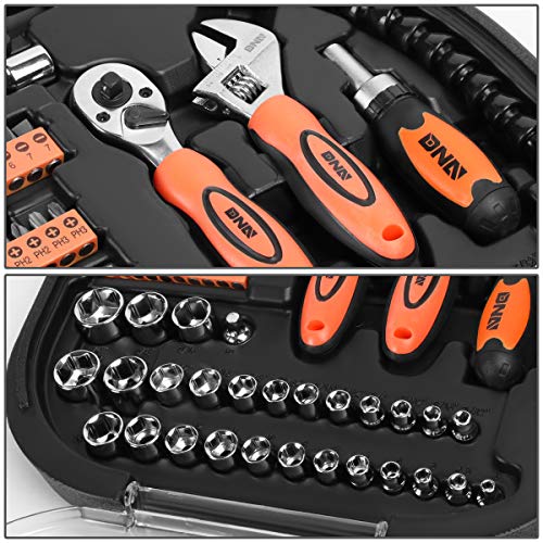 DNA Motoring TOOLS-00026 64-teiliges Mechaniker-Auto- und Heimreparatur-Werkzeugkasten mit Schraubendreher-Bit… – Bild 3
