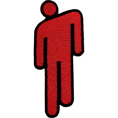 Billie Eilish Men's Blohsh Red Embroidered Patch Red