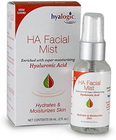 Hyaluronic Acid Facial Mist—Moisturizer Spray, Hydrating Primer & Makeup Setting Spray – 2 oz. - Hyalogic Episilk Brand