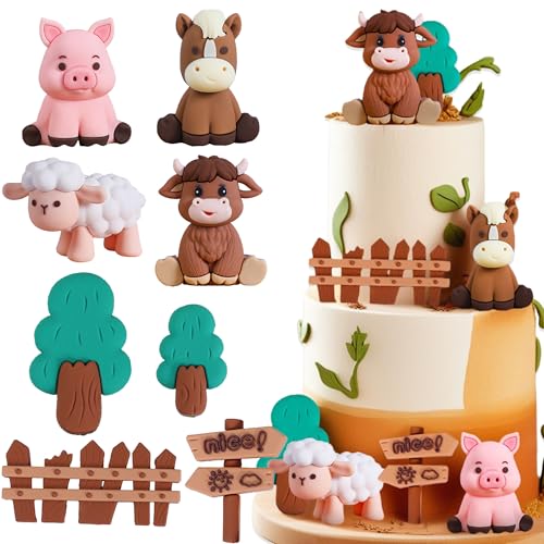 Bauernhof Kuchen Deko Bauernhof Geburtstag Deko Farm Birthday Tortendeko Bauernhof Tortendeko Kuh Geburtstag Schafe