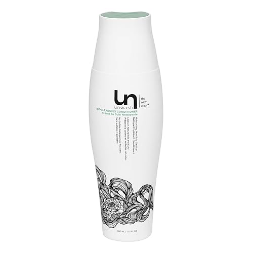 unwash Acondicionador bio-limpiador para el cabello, limpieza y acondicionamiento de co-lavado (13.5 onzas líquidas (paquete de 1))
